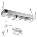 Yescom Food Warmer Overhead Heater 24 in. 900W