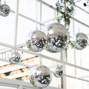 Yescom Silver Mirror Ball for 70s/80s Disco Parties Fashion Runway