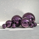 Yescom Purple Mirror Ball for Mardi Gras Awards Ceremonies