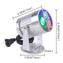 Yescom Pinspot LED Disco Light Party Club Lighting RGB