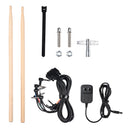 Yescom Electronic Drum Kit with Headphones & Quiet Mesh