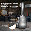 Yescom 41" Acoustic Guitar Hard Case Backpack Waterproof