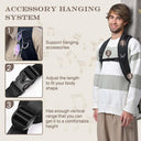 Yescom Padded Backpack Straps with Chest Strap for Guitar Case