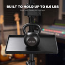 Yescom Flat Tray Holds 9/16" to 1 3/4" Poles with Phone Holder