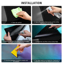 Yescom Chameleon Car Wrap Purple Green Vinyl Roll (100', 50' Options)