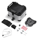 Yescom Motorcycle Trunk Box with Backrest Scooter Tour Pack
