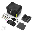 Yescom Motorcycle Trunk Box with Backrest Scooter Tour Pack