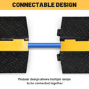 Yescom Cable Ramp Rubber Hose Protector 1 Channel for 3 1/8" Cables