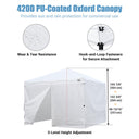 Yescom 10x10 Pop Up Canopy Tent with Bag, Optional Sidewalls