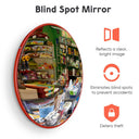 Yescom 12in Convex Mirror Fish Eye Mirror Blind Spot Safety