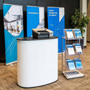 Yescom Trade Show Display Podium Table Counter Stand Black
