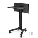 Yescom Mobile Laptop Stand Podium Desk Lectern on Wheels