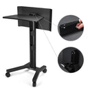 Yescom Mobile Laptop Stand Podium Desk Lectern on Wheels