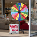 WinSpin Mobile Stand for Poles up to D2 3/8" (Prize Wheel Display Stand)