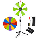 WinSpin 24" Modular Prize Wheel with Adjustable Height Stand 12-Slot