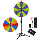 WinSpin 24" Modular Prize Wheel with Adjustable Height Stand 12-Slot