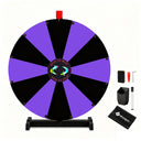 WinSpin 24" Modular Dry Erase Spin Wheel Customizable Color Slots(12)