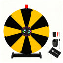 WinSpin 24" Modular Dry Erase Spin Wheel Customizable Color Slots(12)