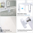 Yescom Bathroom Bathtub Grab Bar Shower Safety Handrail Adjustable