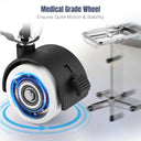 Yescom Mayo Stand Medical Equipment Stainless Steel Tray 5 Legs