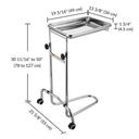 Yescom Mayo Stand Foot Operated Double Post