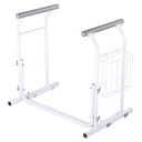 Yescom Freestanding Toilet Safety Rail Handrail with Magazine Rack