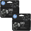New, Pre-Owned - HP 910 (3JB40AN) Black Standard Yield Ink Cartridge-2 Pack