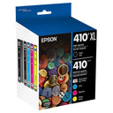 New, Pre-Owned - Epson 410XL Black and 410 Photo Black and Color Ink Cartridges