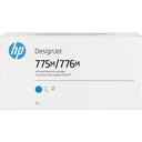 New, Pre-Owned - HP 775M/776M Cyan DesignJet Ink Cartridge, 3WW81A