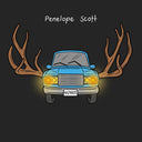 Penelope Scott - Hazards - White & Black A-Side/B-Side (Blk) [Colored Vinyl]