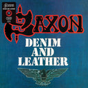 Saxon - Denim And Leather [Indie Exclusive Limited Edition Red & Black Splatter LP]