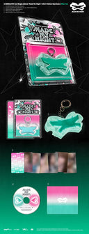Pre-Order: LE SSERAFIM - 2nd Single Album 'Made My Night' [Mint Glow Clicker Keychain ver.]