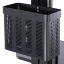 Yescom NexusX Mobile Computer Cart Metal Storage Basket