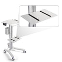 Yescom Mobile Computer Cart Printer Shelf