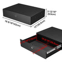 Yescom NexusX Mobile Computer Cart Drawer Locking Metal Drawer