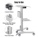 Yescom NexusX Rolling Laptop Cart with Power Outlet