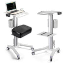 Yescom NexusX Rolling Laptop Cart with Power Outlet