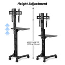Yescom Mobile TV Stand with Mount for 32-65in Monitors Office Classroom