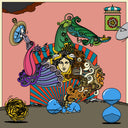 Strfkr - Running Around - Skeletron Mix [Colored Vinyl] (Wht) [Download Included]