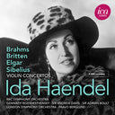 Ida Haendel - Britten Brahms Elgar & Sibelius: Vn Cons [CD]