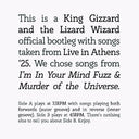 King Gizzard And The Lizard Wizard - I'm In Your Mind Fuzz / Murder Of The Universe