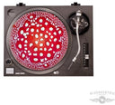 Red Mushroom Cap Graphic Turntable Slip Mat - Red Mushroom Cap Graphic Turntable Slip Mat [Vinyl Accessories]