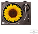 Sunflower Graphic Turntable Slip Mat - Sunflower Graphic Turntable Slip Mat [Vinyl Accessories]