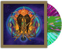 Our Raw Heart [Deep Purple, Kelly Green and Electric Blue Striped with Rainbow Splatter]