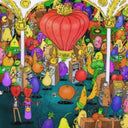 Dance Gavin Dance - Jackpot Juicer [Blue, Black, and Red Splatter]