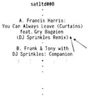 Pre-Order: Dj Sprinkles / Frank & Tony / Francis Harris - You Can Always Leave / Companion (Ep) [12" Vinyl]