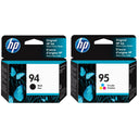 New, Pre-Owned - HP 94 Black & New, Pre-Owned - HP 95 Tri-Color Ink Cartridge