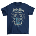 Men's Austin Blues Music Guitar T-Shirt