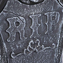 Yescom Tombstone with Groundbreaker Skeleton Halloween Animatronic