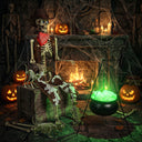Yescom 5.6Ft Halloween Skeleton Set - Cowboy & Dog